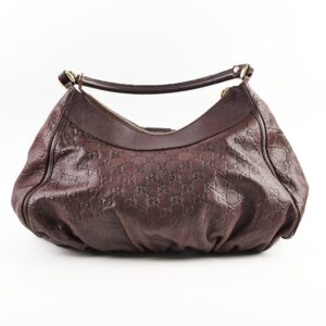Gucci Guccissima Leather Soulder Bag Brown | Luna Bags