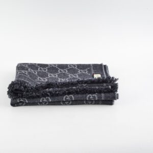 Gucci GG Supreme Scarf black | Luna Bags