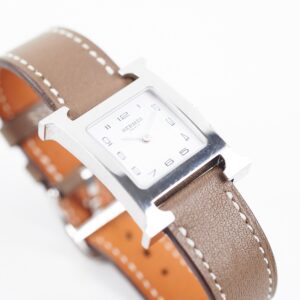 Hermes Heure H 25mm Small Watch Etoupe | Luna Bags