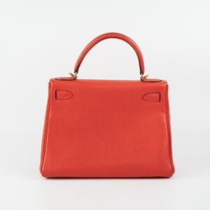 Hermes Kelly 28 Togo Capucine Stamp Q Square (2013) | Luna Bags