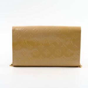 Louis Vuitton Monogram Vernis Ana Clutch Beige | Luna Bags