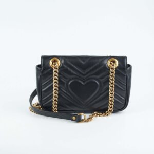 Gucci Mini Marmont Black | Luna Bags