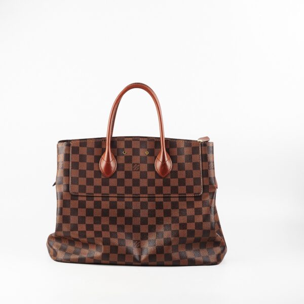 Louis Vuitton Ascot Damier Ebene Bag | Luna Bags