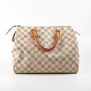 Louis Vuitton Speedy 30 Damier Azur 2016 | Luna Bags