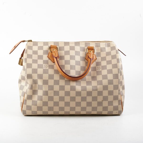 Louis Vuitton Speedy 30 Damier Azur 2016 | Luna Bags