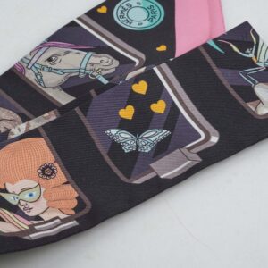 Hermes Twilly Navy/Pink | Luna Bags
