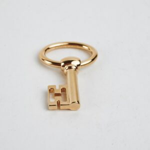 Hermes Key Scarf Ring Gold | Luna Bags