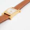 Hermes H Heure Watch Small 25mm Gold - A Square | Luna Bags - Image 4