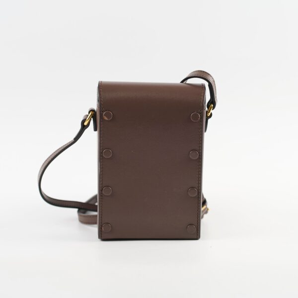 Gucci Mini Horsebit 1955 Dark Brown | Luna Bags