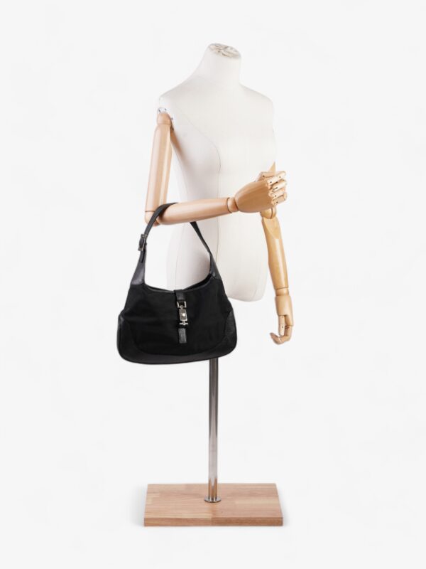 Gucci Jackie Black Nylon | Luna Bags