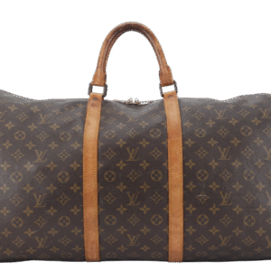LOUIS VUITTON KEEPAL 60 MONOGRAM CANVAS GOLD HARDWARE NO DUST COVER | Luna Bags