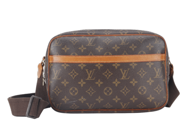 LOUIS VUITTON REPORTER PM (M45254) MONOGRAM CANVAS GOLD HARDWARE WITH DUST COVER | Luna Bags