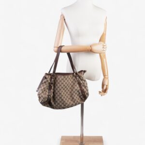 Gucci Abbey Tote GG Supreme / Brown Canvas | Luna Bags