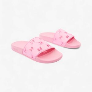 Gucci GG Sliders Pink Rubber EU 38 UK 5 | Luna Bags
