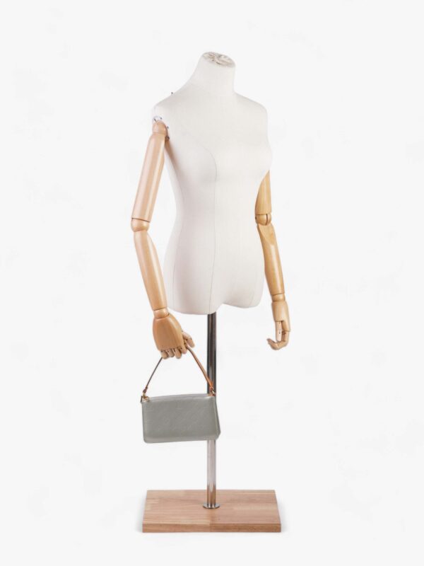 Louis Vuitton Pochette Mini Monogram Vernis / Silver Patent Leather | Luna Bags