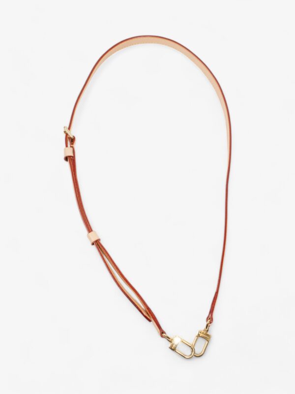 Louis Vuitton Adjustable Shoulder Strap Light Beige Leather | Luna Bags