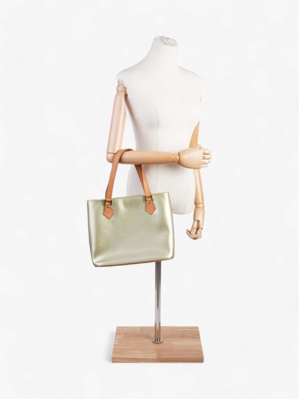 Louis Vuitton Houston Monogram Vernis / Apple Green Vernis Leather | Luna Bags