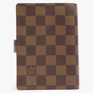 Louis Vuitton Agenda Cover Damier Ebene Coated Canvas | Luna Bags