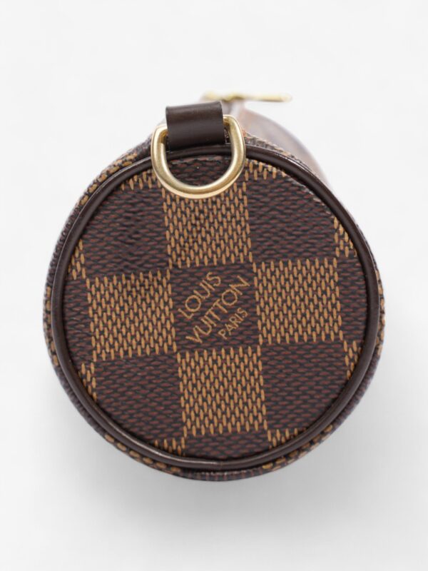 Louis Vuitton Papillon Pouch - No Strap Damier Ebene Coated Canvas Mini | Luna Bags