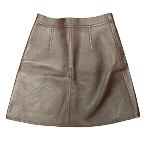 LOUIS VUITTON skirt FJLS03H0Q leather Bordeaux 34 | Luna Bags
