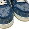 LOUIS VUITTON sneakers FD0270 Denim, Leather blue Monogram denim 7 1/2 | Luna Bags - Image 4