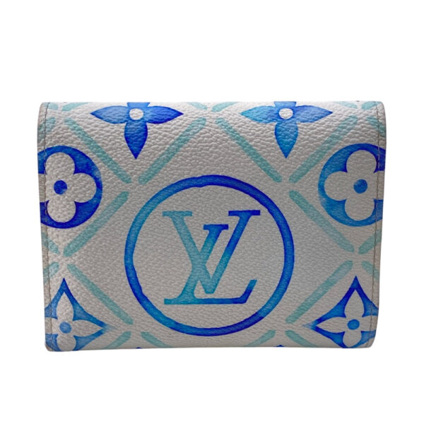 LOUIS VUITTON Bifold Wallet M83623 Monogram blue Monogram Portefeuille Victorine Women Used | Luna Bags