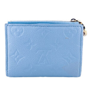 LOUIS VUITTON Bifold Wallet M83587 leather blue Monogram Ann Platt Lisa | Luna Bags