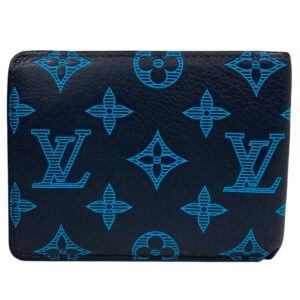 LOUIS VUITTON Bifold Wallet M82323 Monogram Navy Monogram shadow Portefeuille Multibble | Luna Bags