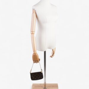Louis Vuitton Pochette Accessories Monogram Coated Canvas Mini | Luna Bags