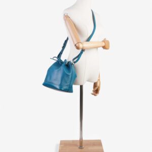 Louis Vuitton Noe Teal Epi Leather | Luna Bags