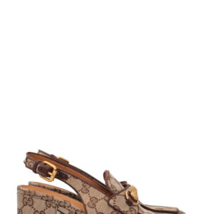 GUCCI GG Supreme Horsebit Heels | Luna Bags