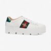Gucci Ace Platform Sneakers White  / Green / Red Leather EU 35.5 UK 2.5 | Luna Bags - Image 9