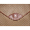 Gucci ,1970's - 1980's, Brown Leather Micro Guccissima Print Coated Canvas & Leather, Vintage XL Envelope Clutch | Luna Bags - Image 10