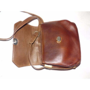 Gucci Vintage Two Shades Of Supple Brown Leather Hobo Bag | Luna Bags