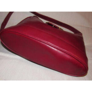 Gucci Vintage Pursesdesigner Purses Reddish Burgundy Leather Satchel | Luna Bags