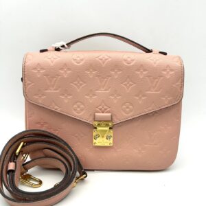 LOUIS VUITTON Empreinte Pochette Metis Rose Poudre LA24872 | Luna Bags