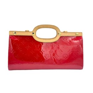 Louis Vuitton Red Monogram Vernis Roxbury Drive Bag | Luna Bags