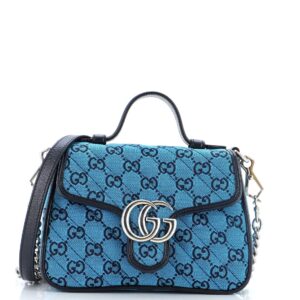 Gucci Gg Marmont Top Handle Flap Bag | Luna Bags