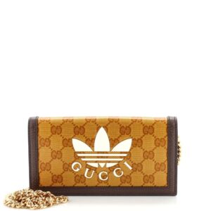 Gucci X Adidas Wallet On Chain Gg Coated | Luna Bags