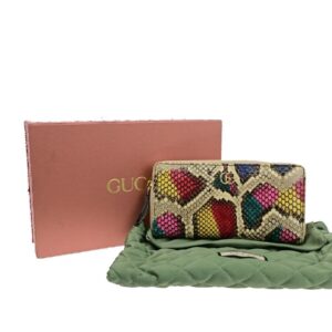 Gucci Gg Long Zipper Wallet Purse Exotic | Luna Bags