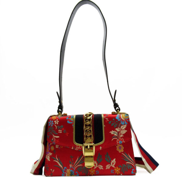 Gucci Sylvie Shoulder Bag Red / | Luna Bags