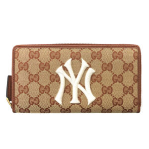 Gucci Gg Canvas Ny Zip Around Long | Luna Bags
