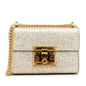Gucci Small Metallic Padlock | Luna Bags