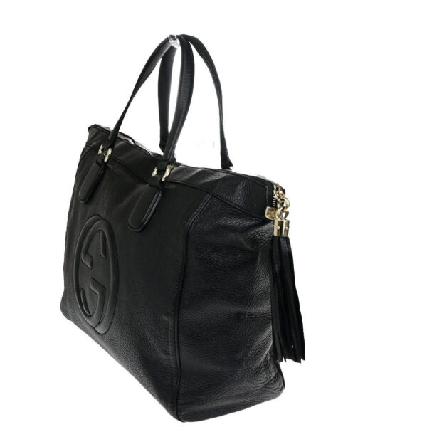 Gucci Gg Logo Soho Tassel Shoulder Tote | Luna Bags