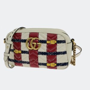 Gucci Gg Marmont Quilting Chain Shoulder | Luna Bags