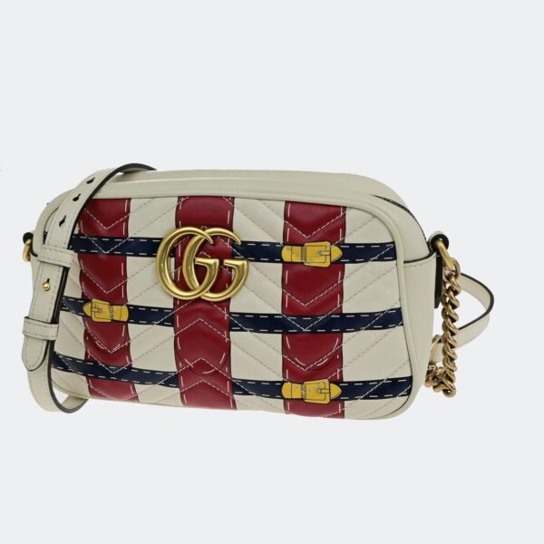 Gucci Gg Marmont Quilting Chain Shoulder | Luna Bags