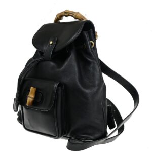 Gucci Logo Bamboo Drawstring Backpack | Luna Bags