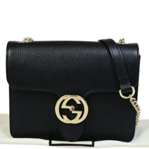 Gucci Logo Interlocking G Chain Shoulder | Luna Bags