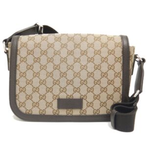 Gucci Shoulder Bag Gg Canvas Beige Brown | Luna Bags