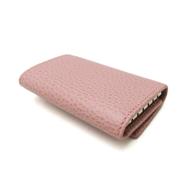 Gucci Women's Leather Key Case Pink | Luna Bags